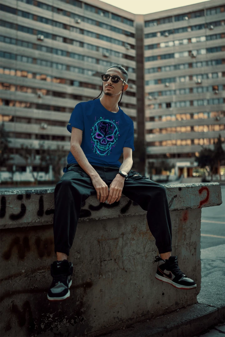 Hard Wired Circuit Skull Graphic Tee – S2DF Original