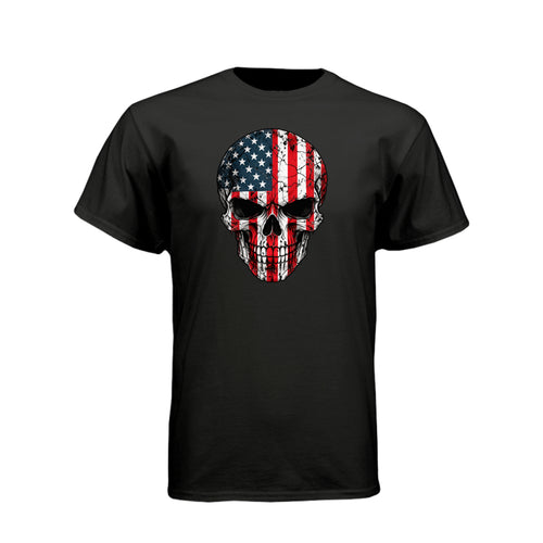 American Flag Skull Patriotic Graphic Tee shirt product image by Stuff2DieFor